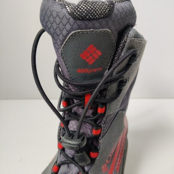 Columbia Kids Bugaboot Plus IV 400g Omni-Heat Black Waterproof Winter Boots Sz 6 - Picture 10 of 10